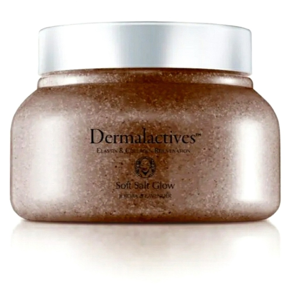 NEW Dermalactives Soft Salt Glow Exfoliant - Brown